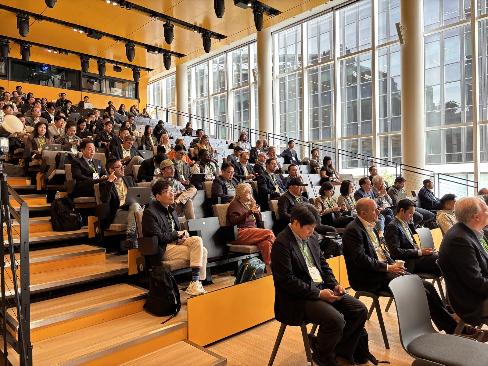 Attendees seated in the KCTS 2026 summit auditorium in New York