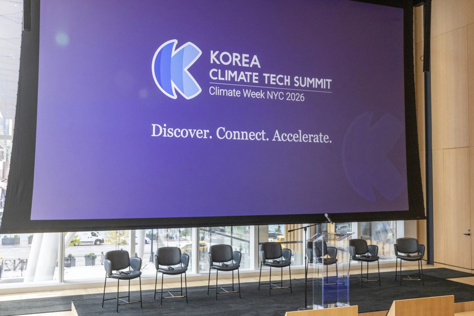 KCTS 2026 stage displaying the summit theme Discover, Connect, Accelerate